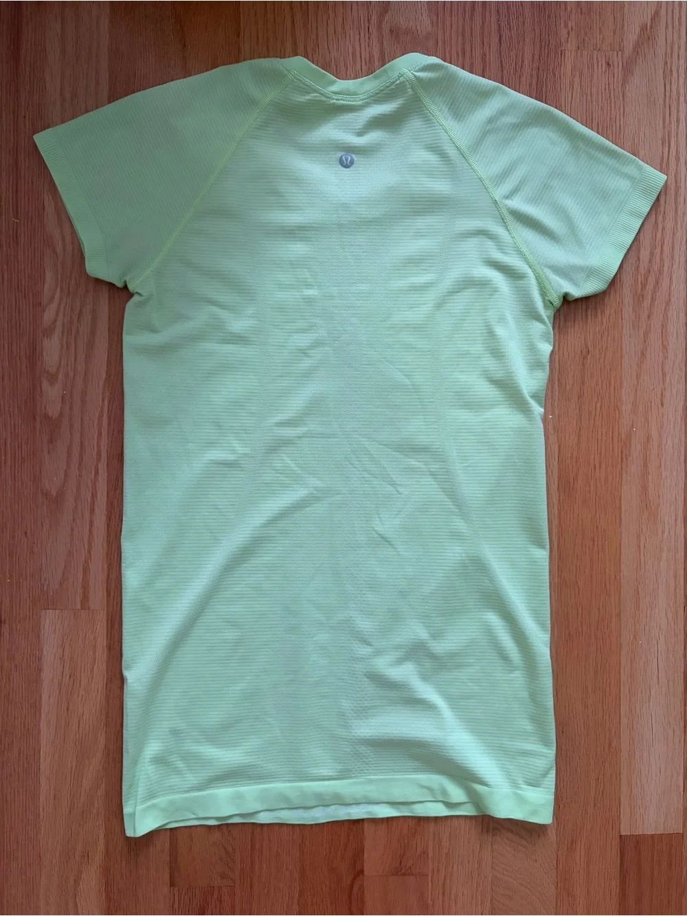 lululemon athletica Light Green Short Sleeve Athletic Tee